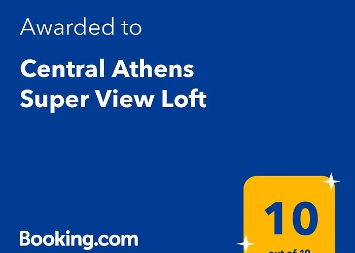 Central Athens Super View Loft